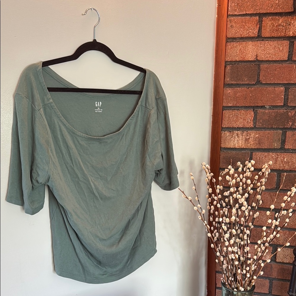 GAP Women's Sage Green Blouse